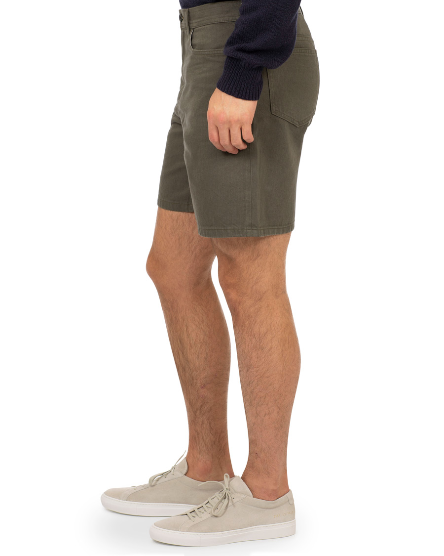 Herre | Shorts | A.P.C. | Denim Shorts Khaki Grey