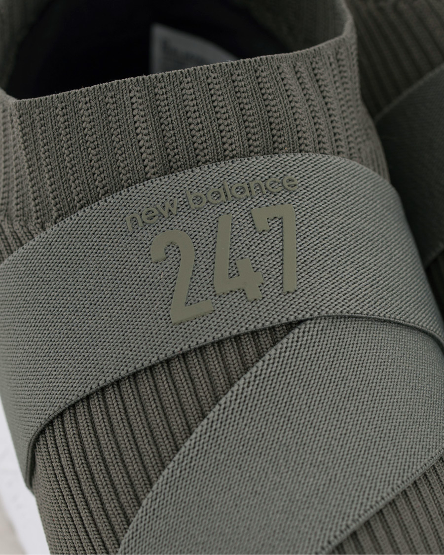 Herre | New Balance 247 Sock Running Sneaker Khaki Green | New Balance | 247 Sock Running Sneaker Khaki Green