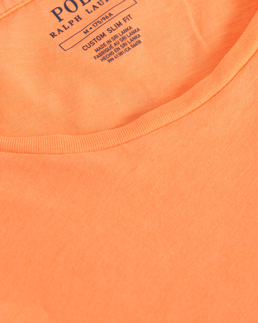 Herre | T-Shirts | Polo Ralph Lauren | Crew Neck Pocket Tee Classic Peach
