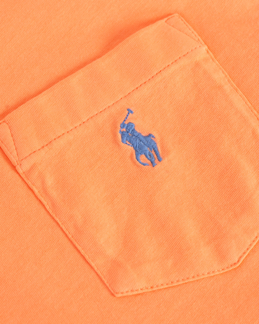 Herre | T-Shirts | Polo Ralph Lauren | Crew Neck Pocket Tee Classic Peach