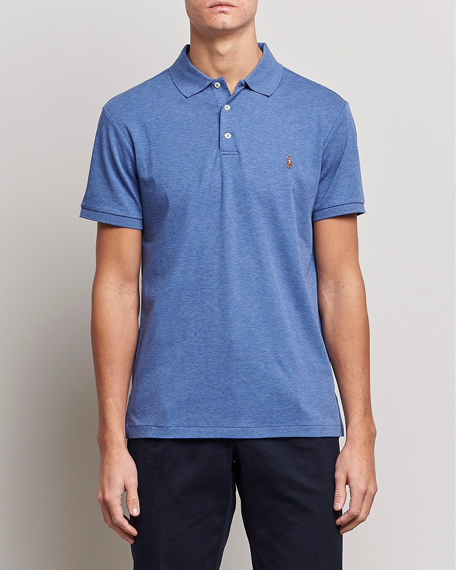 Herre | Polotrøjer | Polo Ralph Lauren | Slim Fit Pima Cotton Polo Faded Royal