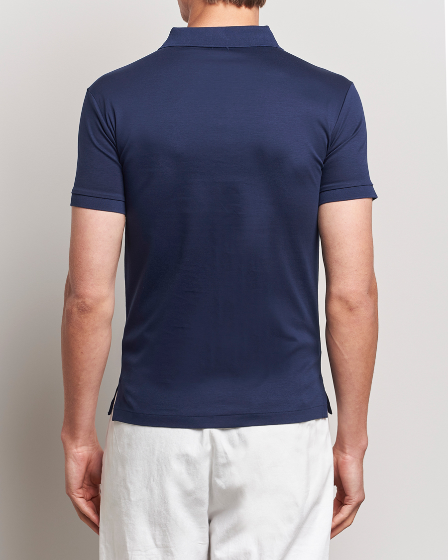Herre | Polotrøjer | Polo Ralph Lauren | Slim Fit Pima Cotton Polo Refined Navy
