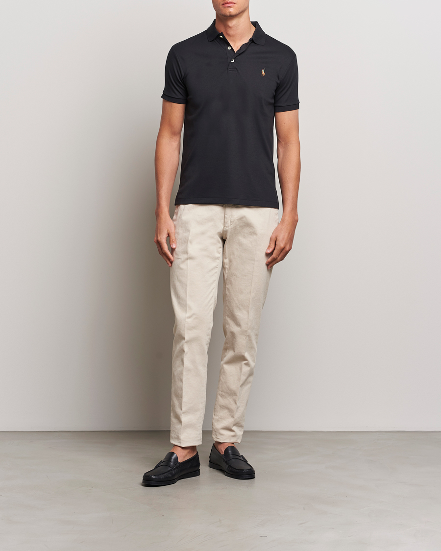 Herre | Polotrøjer | Polo Ralph Lauren | Slim Fit Pima Cotton Polo Polo Black