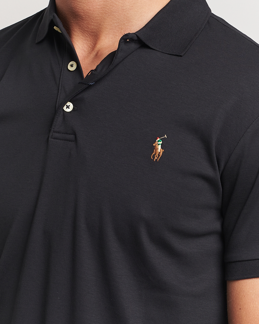 Herre | Polotrøjer | Polo Ralph Lauren | Slim Fit Pima Cotton Polo Polo Black