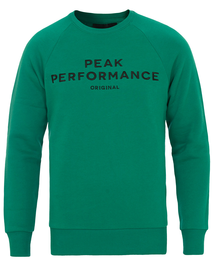 Herre | Trøjer | Peak Performance | M Logo Crew Neck Sweatshirt Shady Green