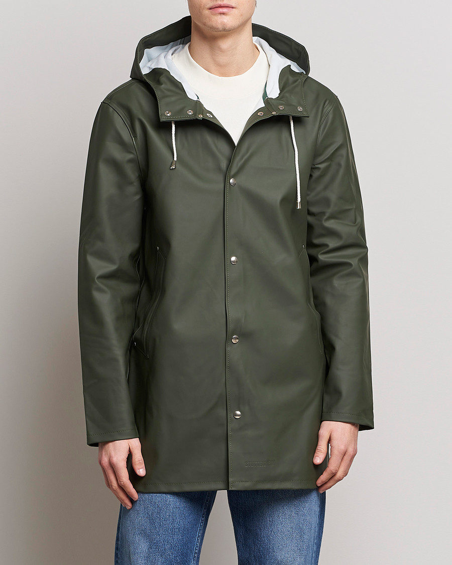 Herre | Moderne jakker | Stutterheim | Stockholm Raincoat Green