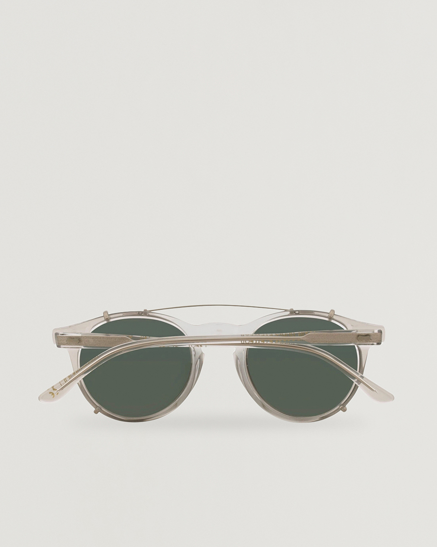 Herre | Solbriller | TBD Eyewear | Pleat Clip On Sunglasses Transparent