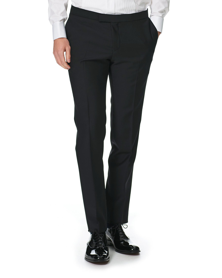 Herre | Black Tie | Oscar Jacobson | Duke Tuxedo Trouser Black