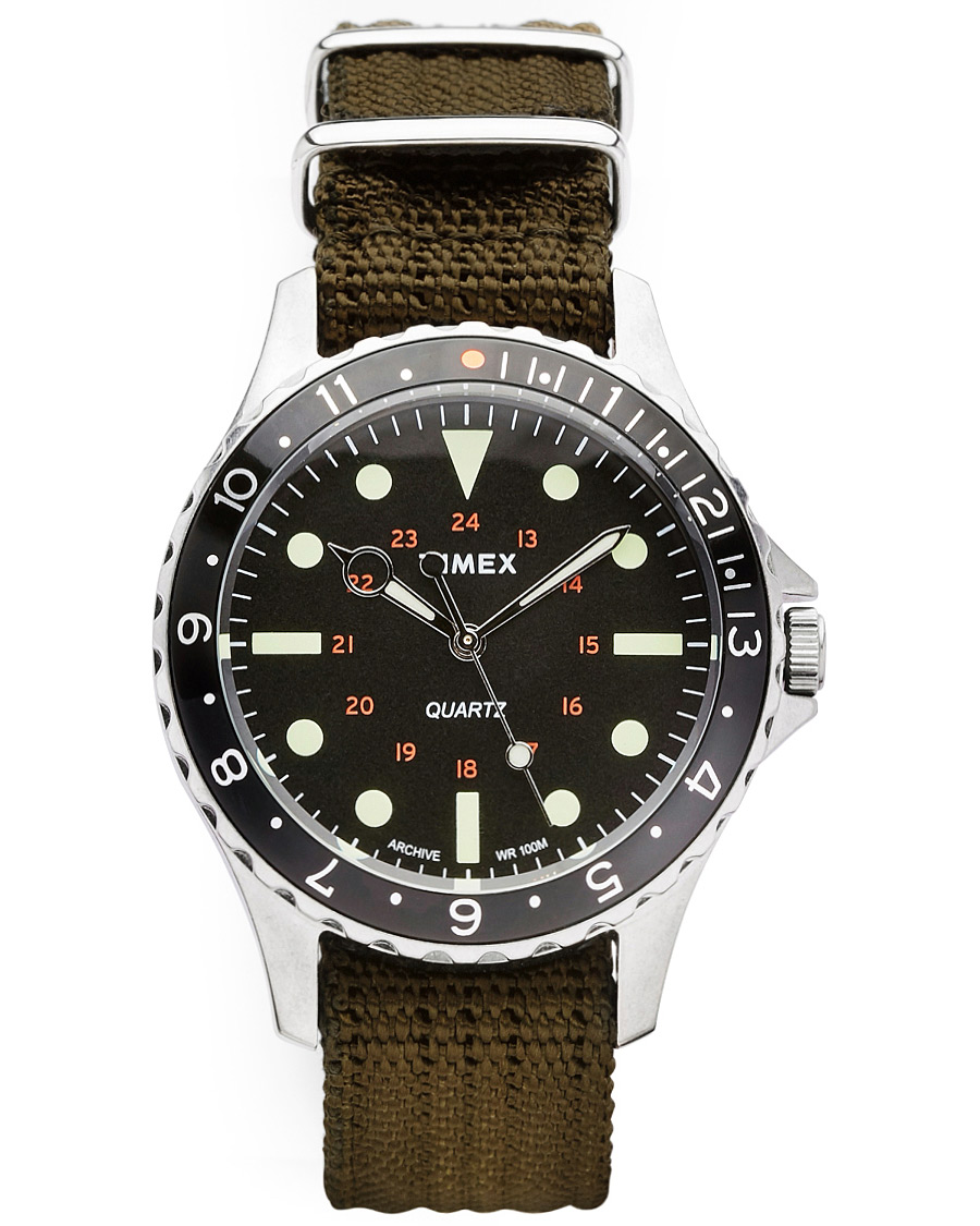 Herre | Timex Navi Harbor Steel/Black Dial | Timex | Navi Harbor Steel/Black Dial