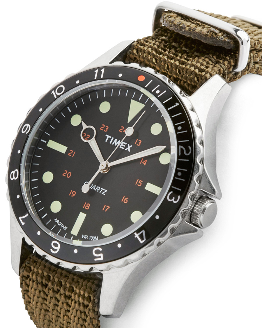 Herre | Timex Navi Harbor Steel/Black Dial | Timex | Navi Harbor Steel/Black Dial