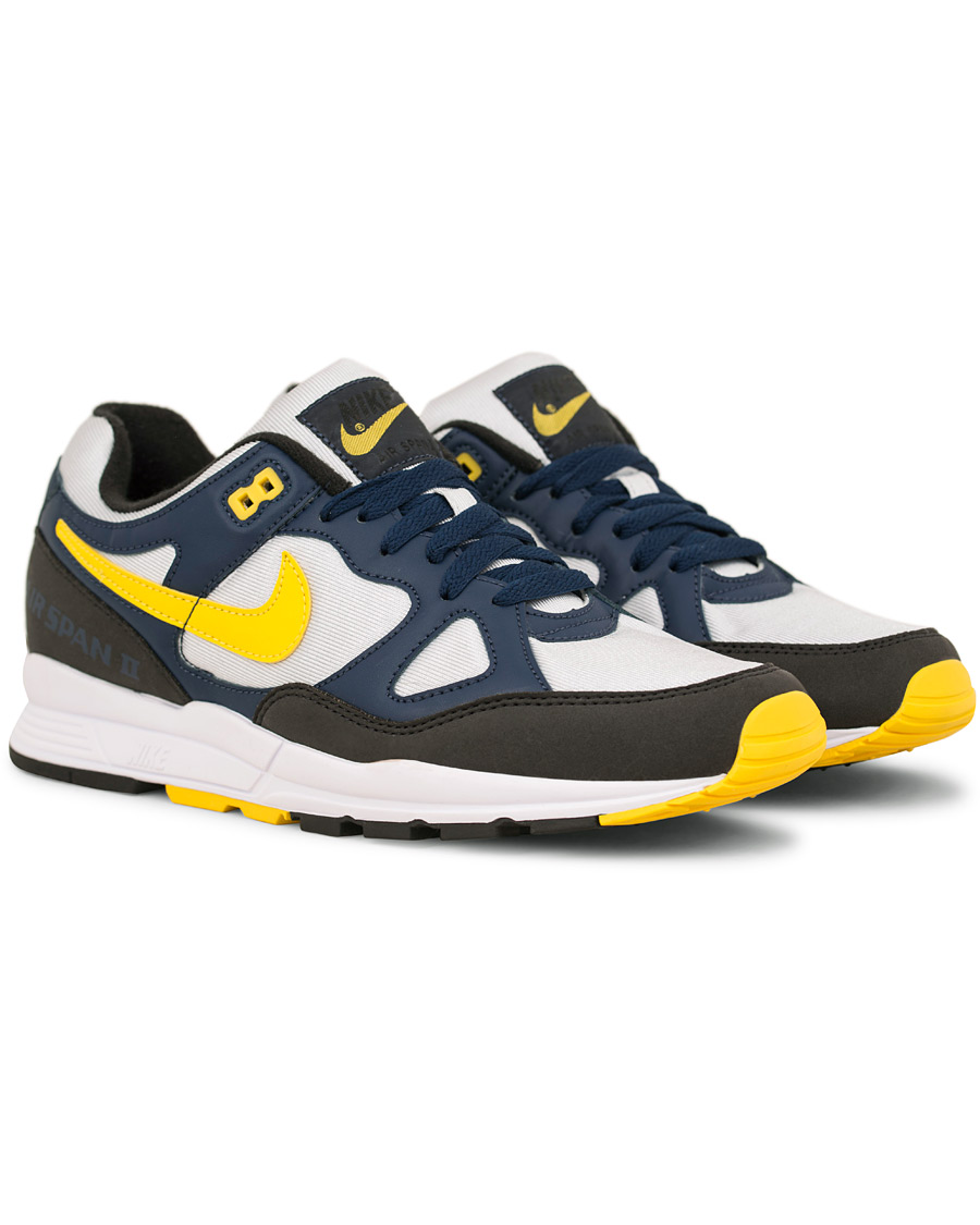Herre | Nike Air Span Running Sneaker White/Blue | Nike | Air Span Running Sneaker White/Blue