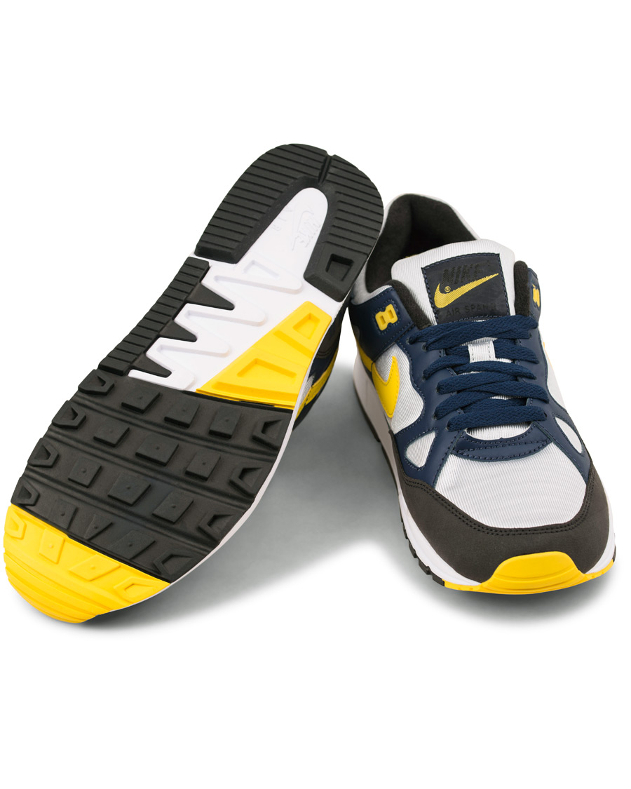 Herre | Nike Air Span Running Sneaker White/Blue | Nike | Air Span Running Sneaker White/Blue