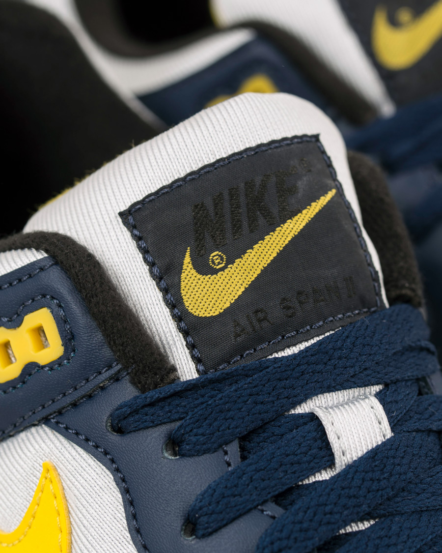 Herre | Nike Air Span Running Sneaker White/Blue | Nike | Air Span Running Sneaker White/Blue