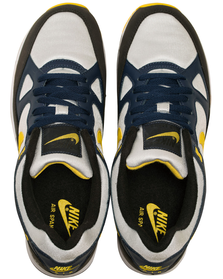 Herre | Nike Air Span Running Sneaker White/Blue | Nike | Air Span Running Sneaker White/Blue