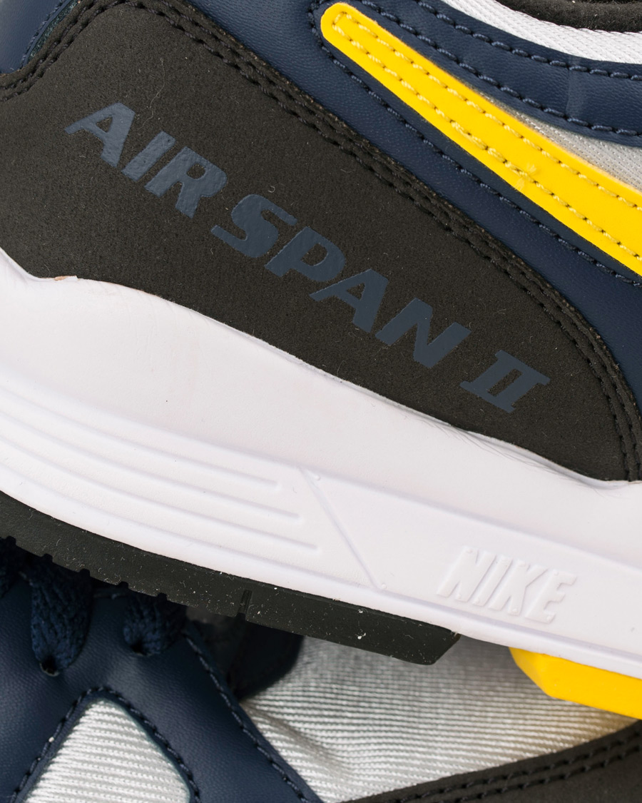Herre | Nike Air Span Running Sneaker White/Blue | Nike | Air Span Running Sneaker White/Blue