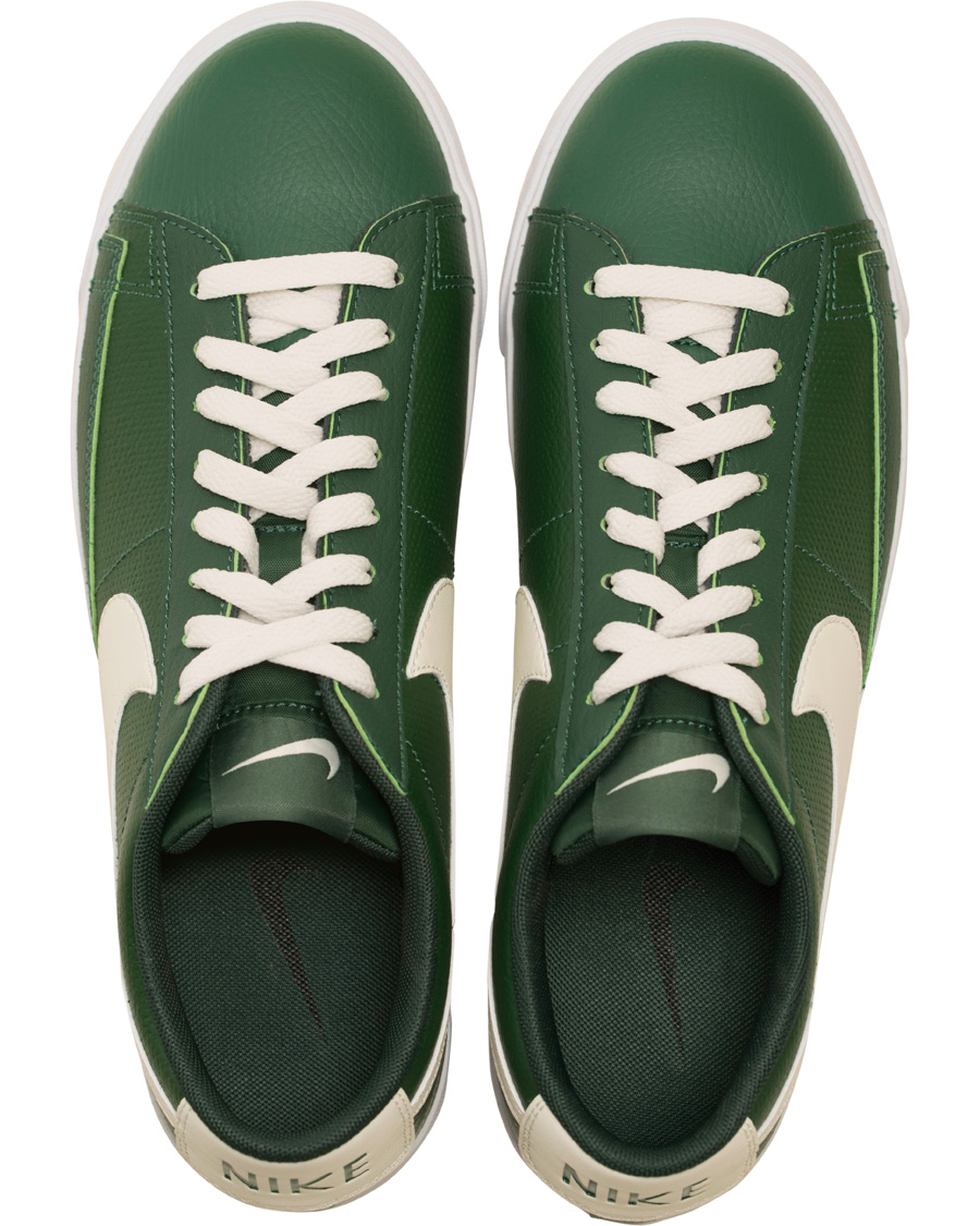 Herre | Nike Blazer Low Leather Sneaker Green | Nike | Blazer Low Leather Sneaker Green