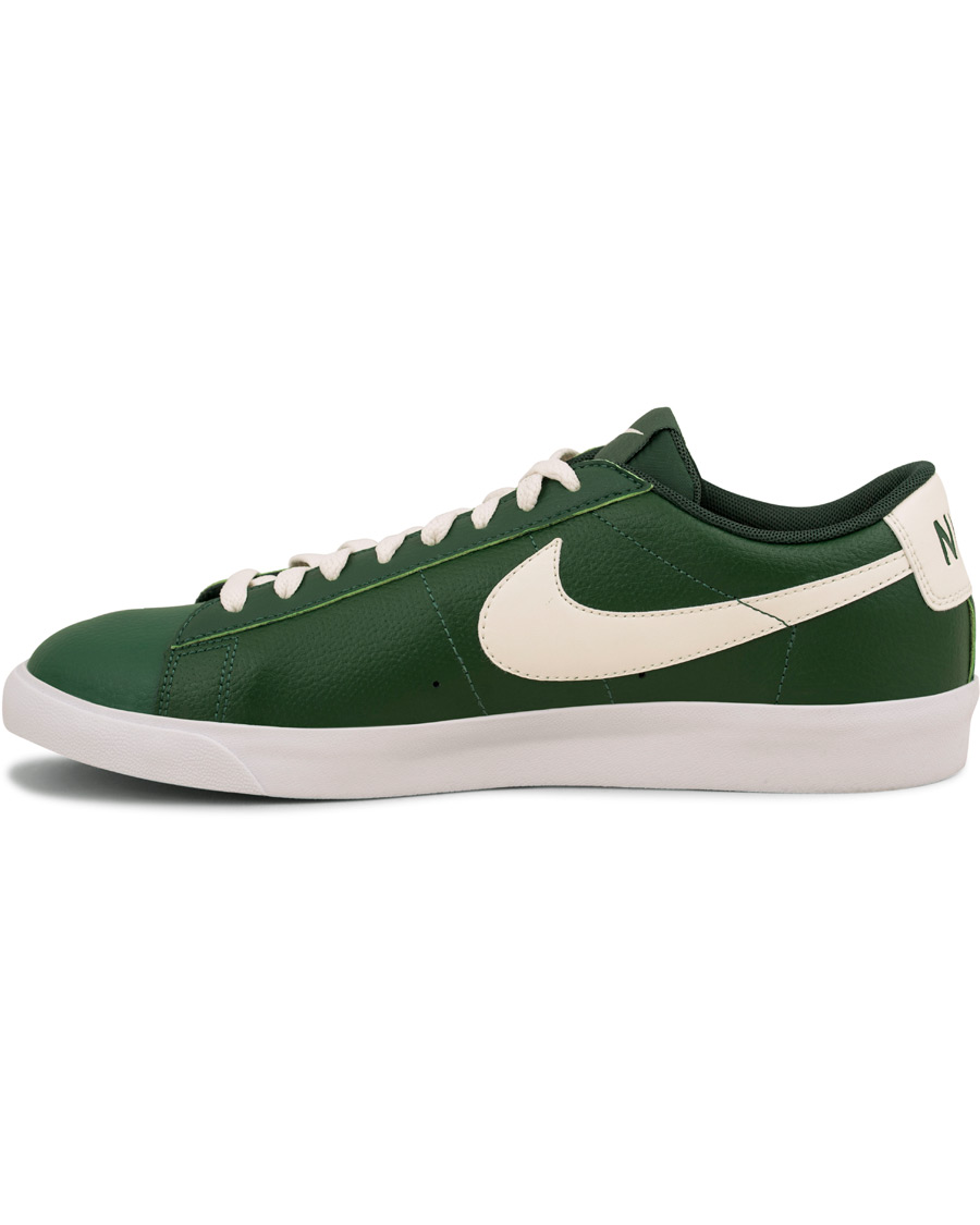 Herre | Nike Blazer Low Leather Sneaker Green | Nike | Blazer Low Leather Sneaker Green