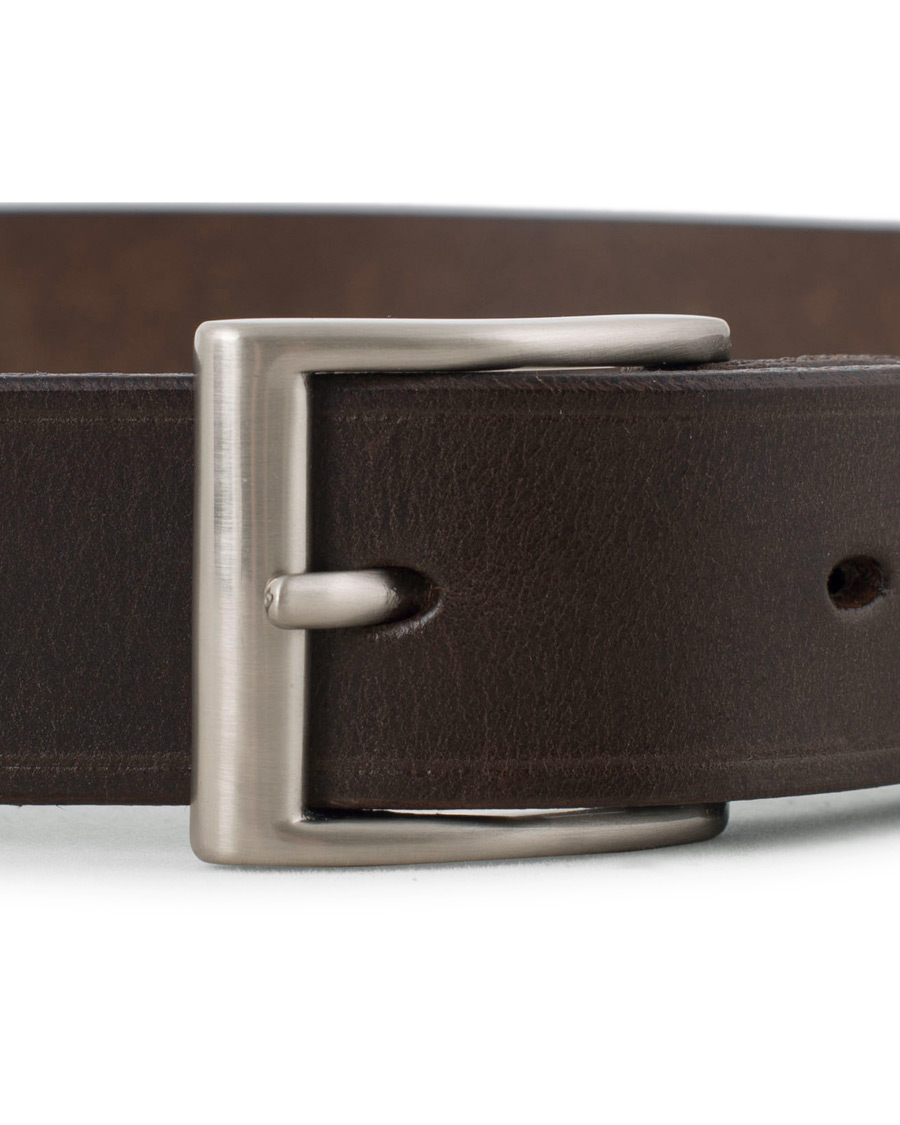 Herre | Tärnsjö Garveri Leather Belt 3cm Dark Brown | Tärnsjö Garveri | Leather Belt 3cm Dark Brown