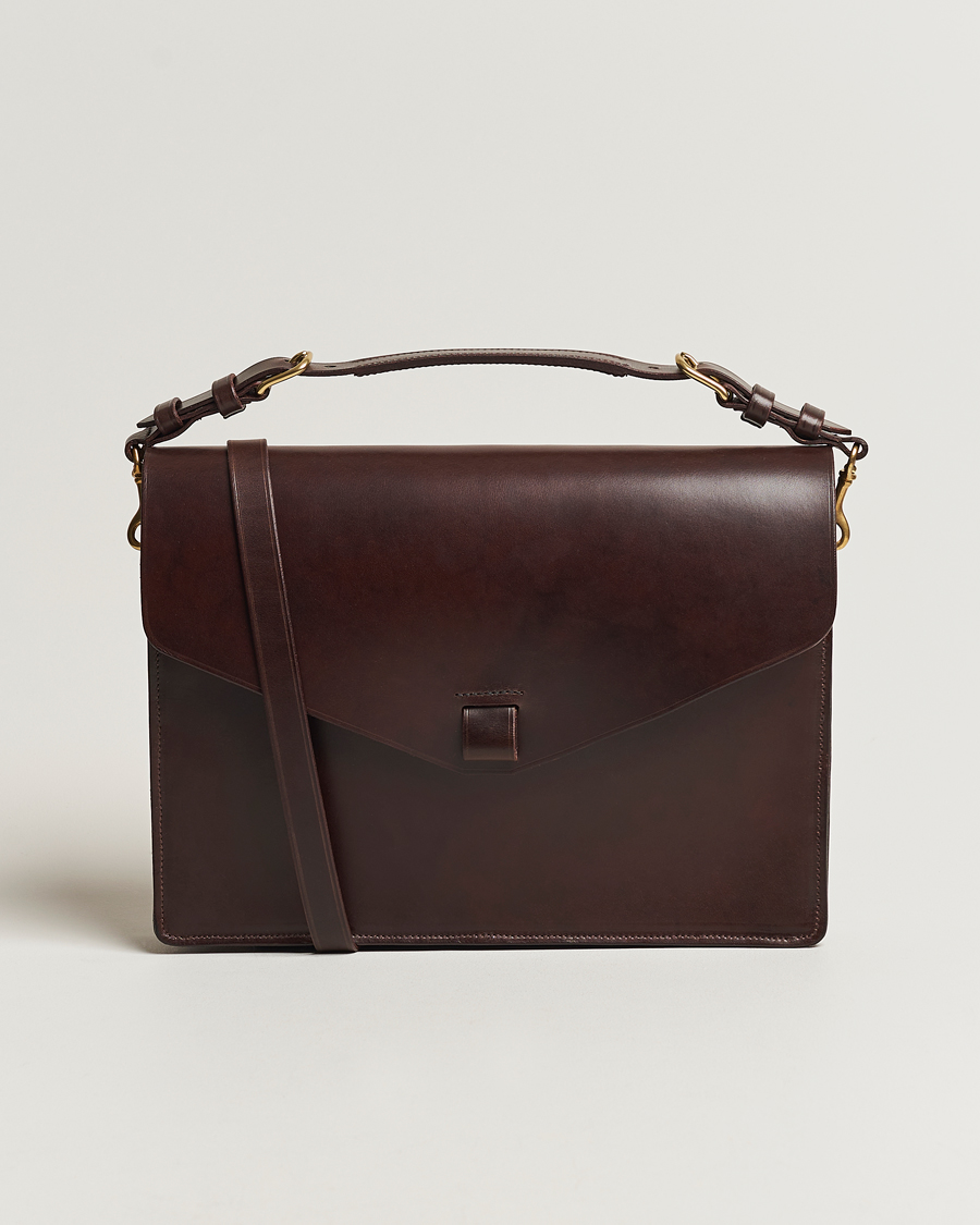 Herre | Tasker | Tärnsjö Garveri | Messenger Bag 3-In-1 Dark Brown