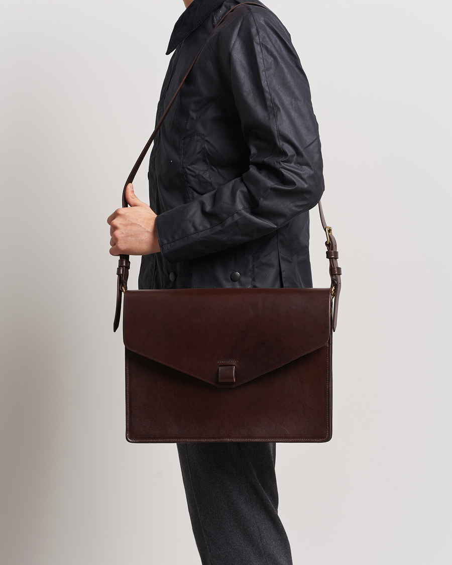 Herre | Computertasker | Tärnsjö Garveri | Messenger Bag 3-In-1 Dark Brown