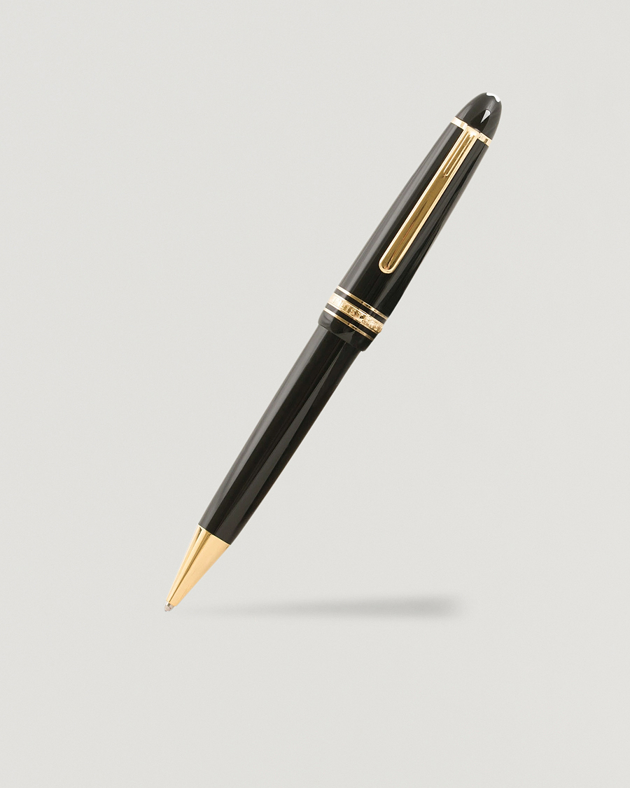 Herre | Montblanc 161 Meisterstück Ballpoint LeGrand Pen Black/Yellow Gold | Montblanc | 161 Meisterstück Ballpoint LeGrand Pen Black/Yellow Gold
