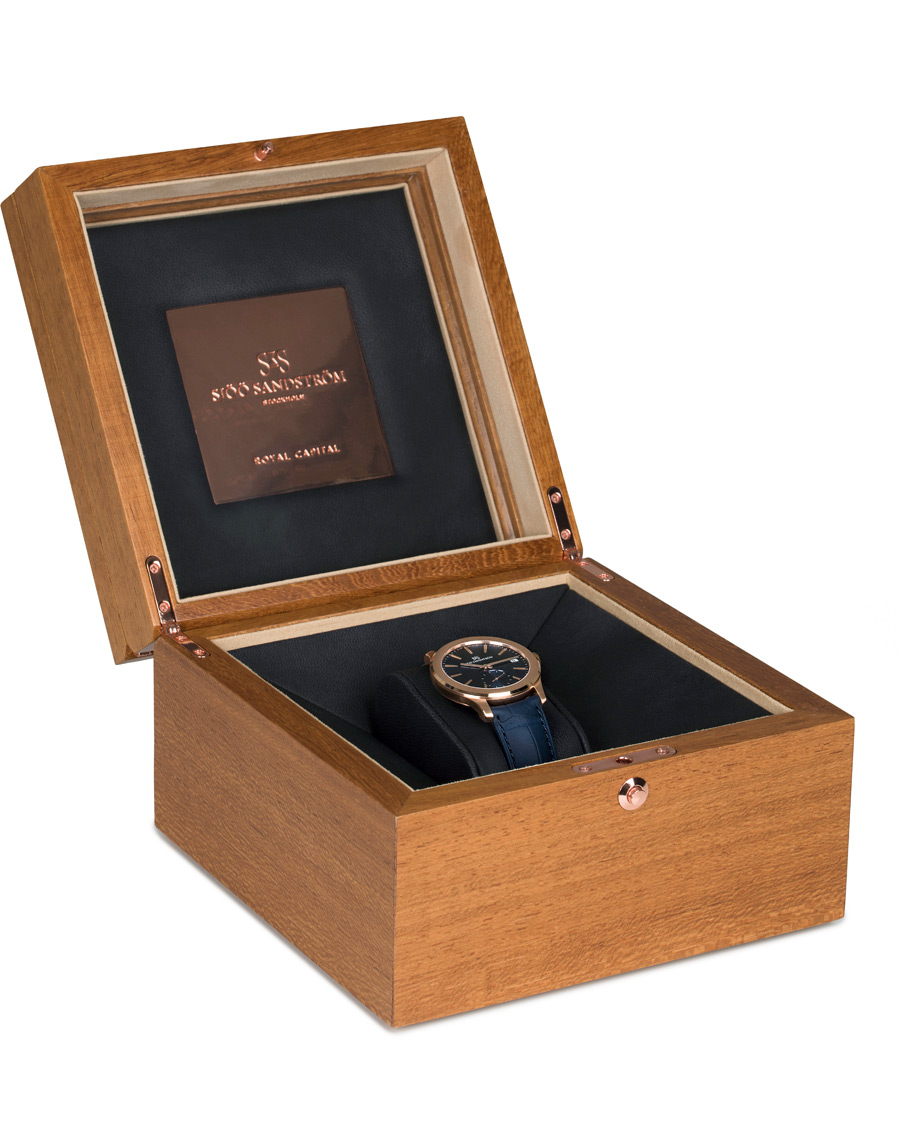 Herre | Sjöö Sandström Royal Capital AU-1740-2 Limited Edition Blue Alligator | Sjöö Sandström | Royal Capital AU-1740-2 Limited Edition Blue Alligator