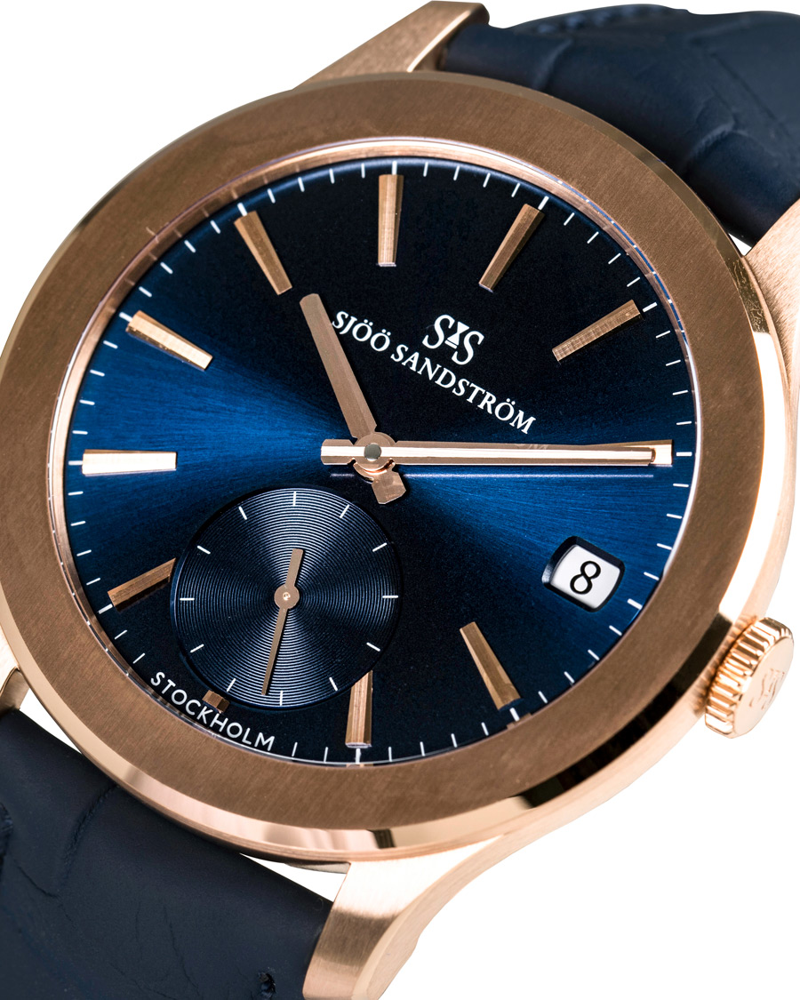 Herre | Sjöö Sandström Royal Capital AU-1740-2 Limited Edition Blue Alligator | Sjöö Sandström | Royal Capital AU-1740-2 Limited Edition Blue Alligator