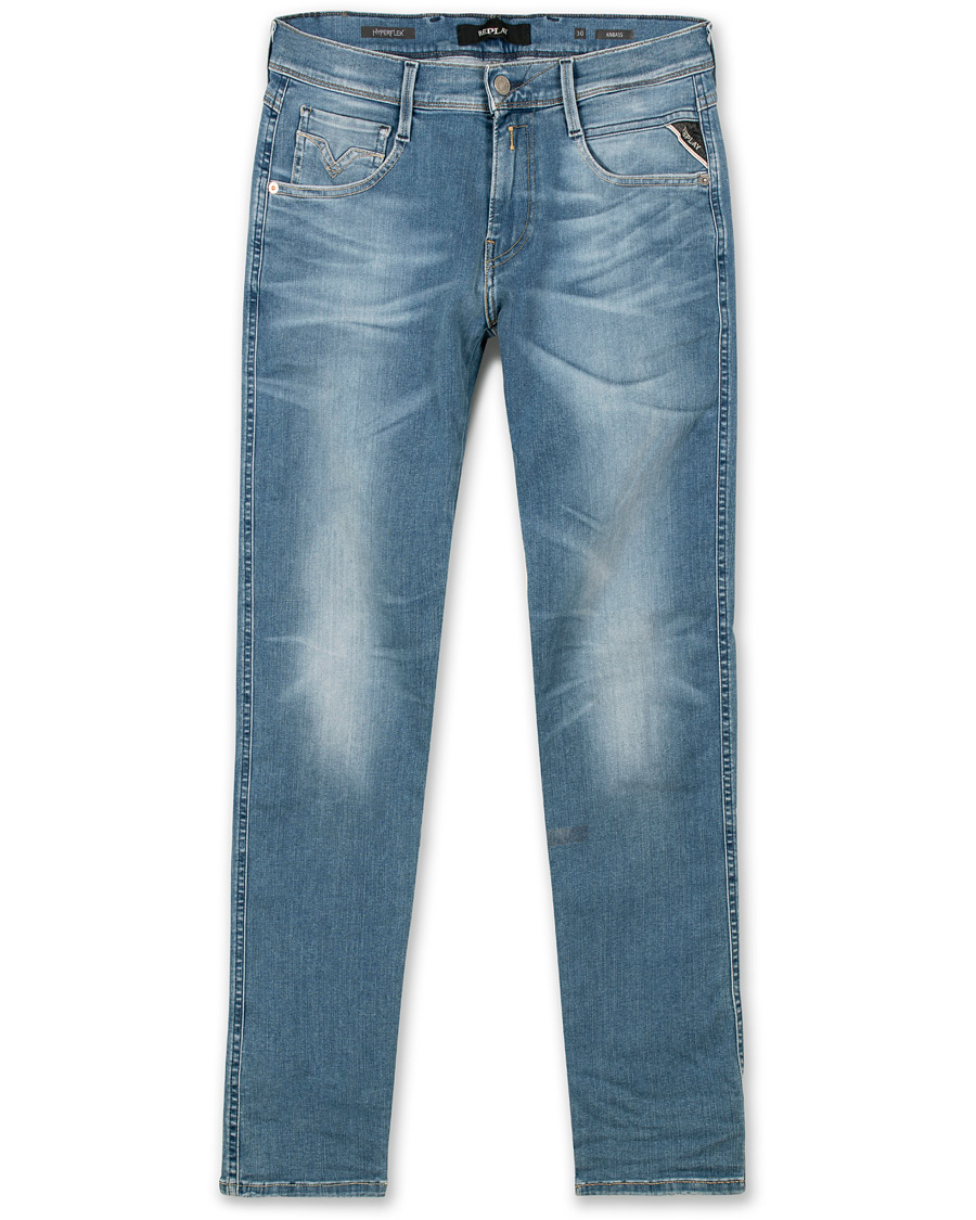 Herre | Jeans | Replay | Hyperflex Laserblast Edition Anbass Jeans Medium