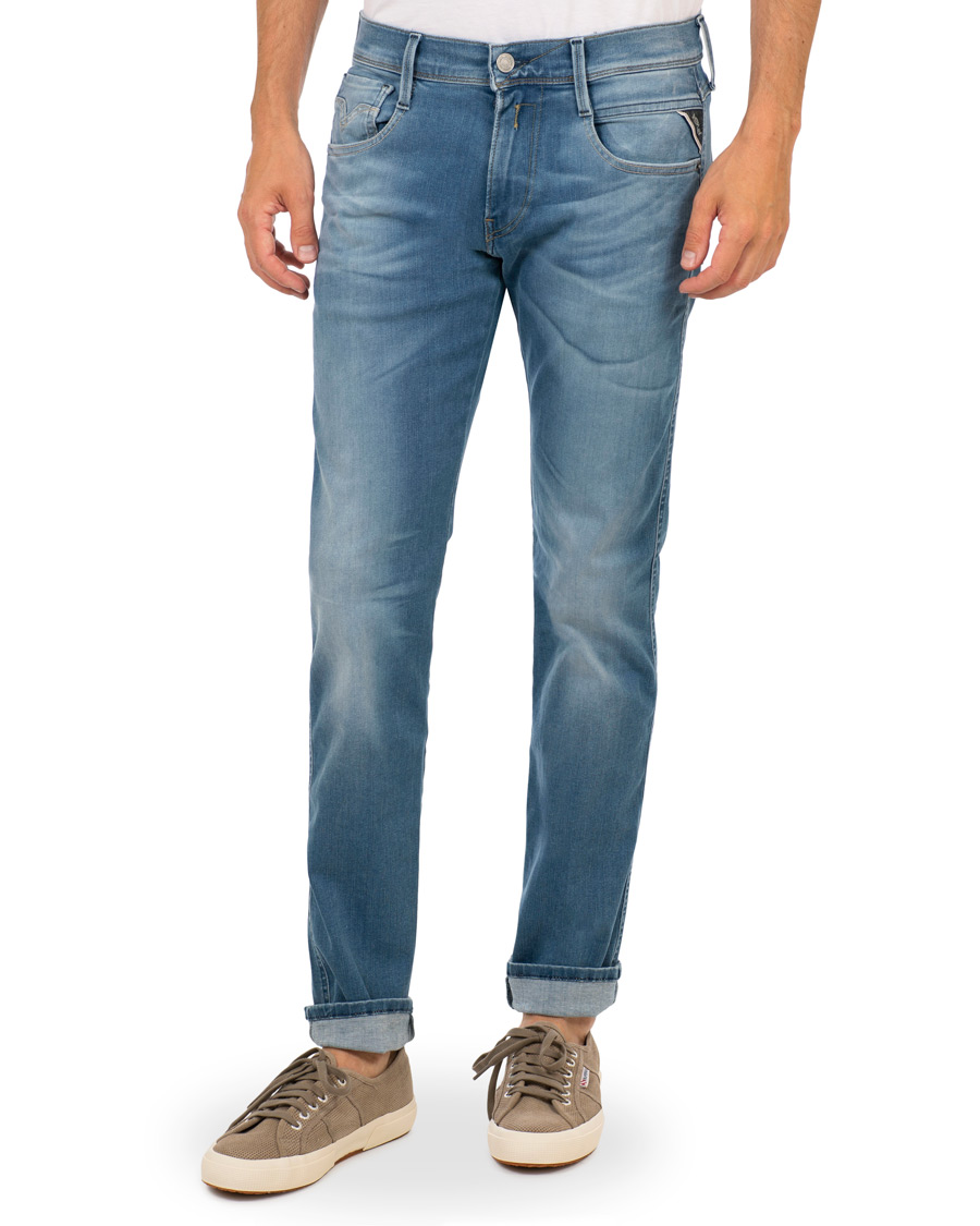 Herre | Jeans | Replay | Hyperflex Laserblast Edition Anbass Jeans Medium