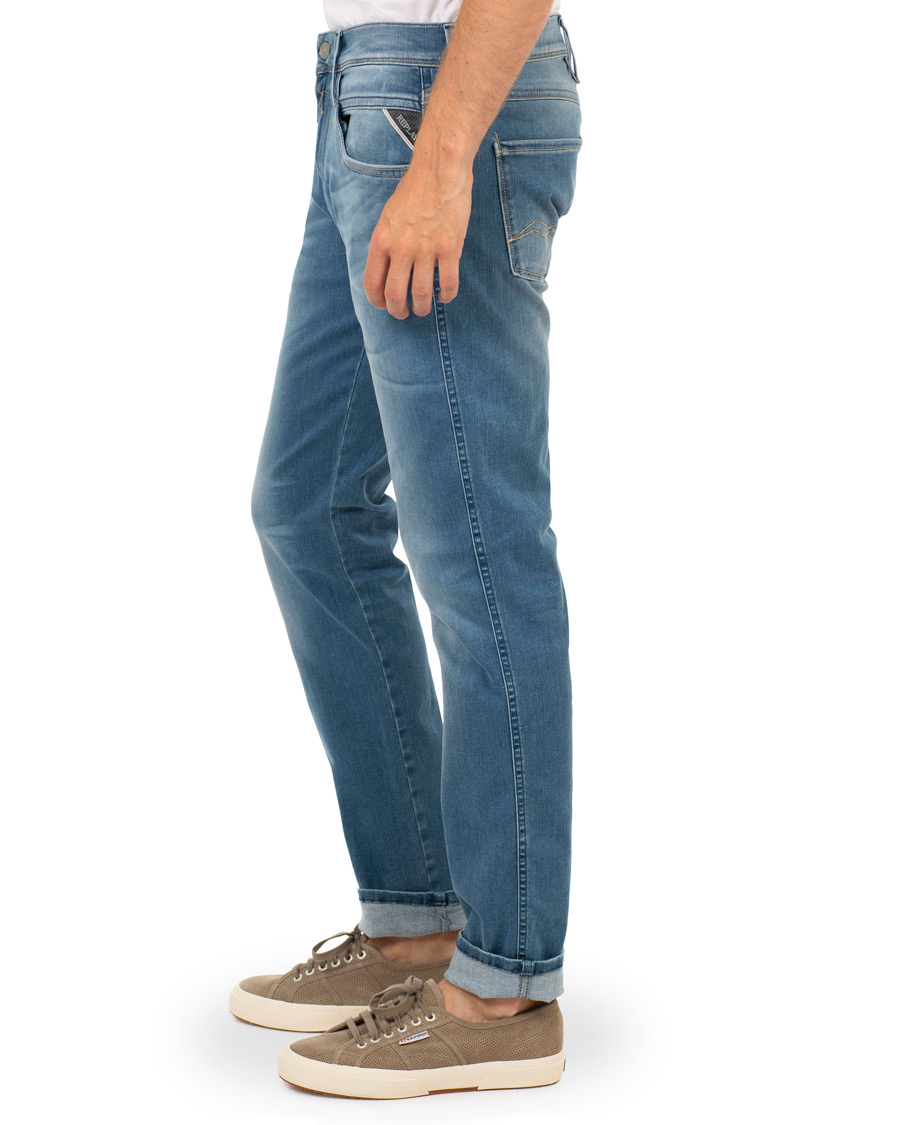 Herre | Jeans | Replay | Hyperflex Laserblast Edition Anbass Jeans Medium