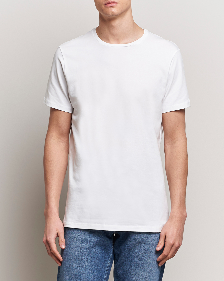 Herre | Tøj | Bread & Boxers | 2-Pack Crew Neck Tee White