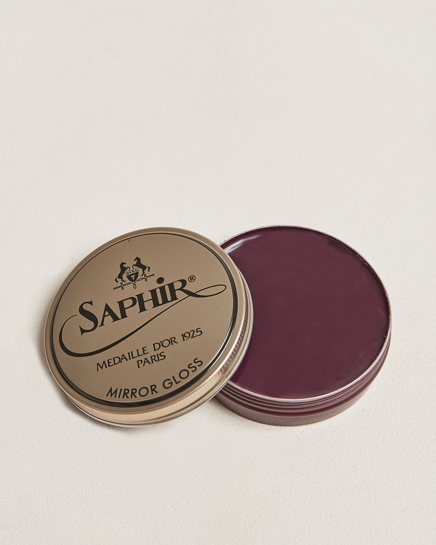 Herre | Sko | Saphir Medaille d\'Or | Mirror Gloss 75 ml Burgundy