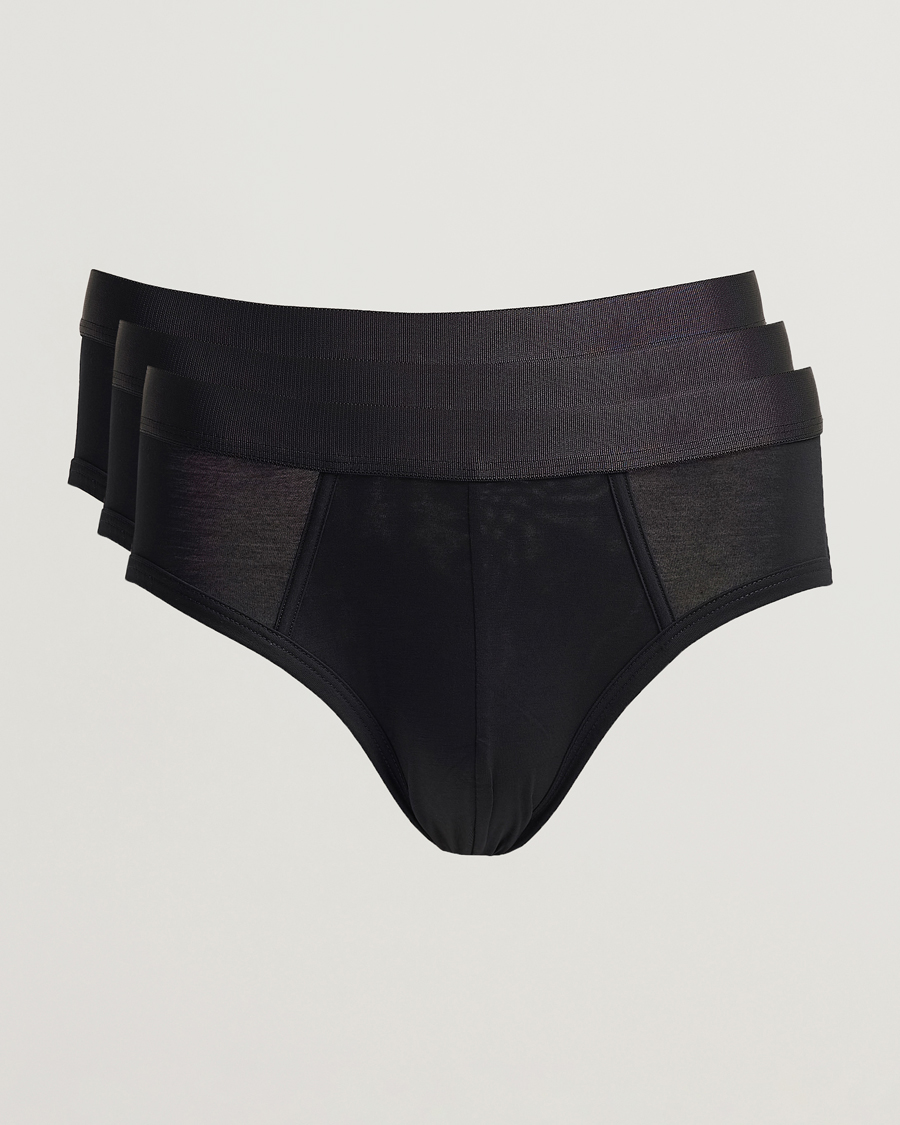 Herre | Undertøj | CDLP | 3-Pack Y-Brief Black
