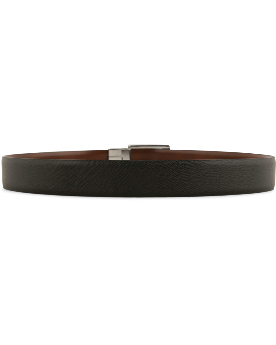 Herre | Canali Reversible Belt Cognac/Black | Canali | Reversible Belt Cognac/Black