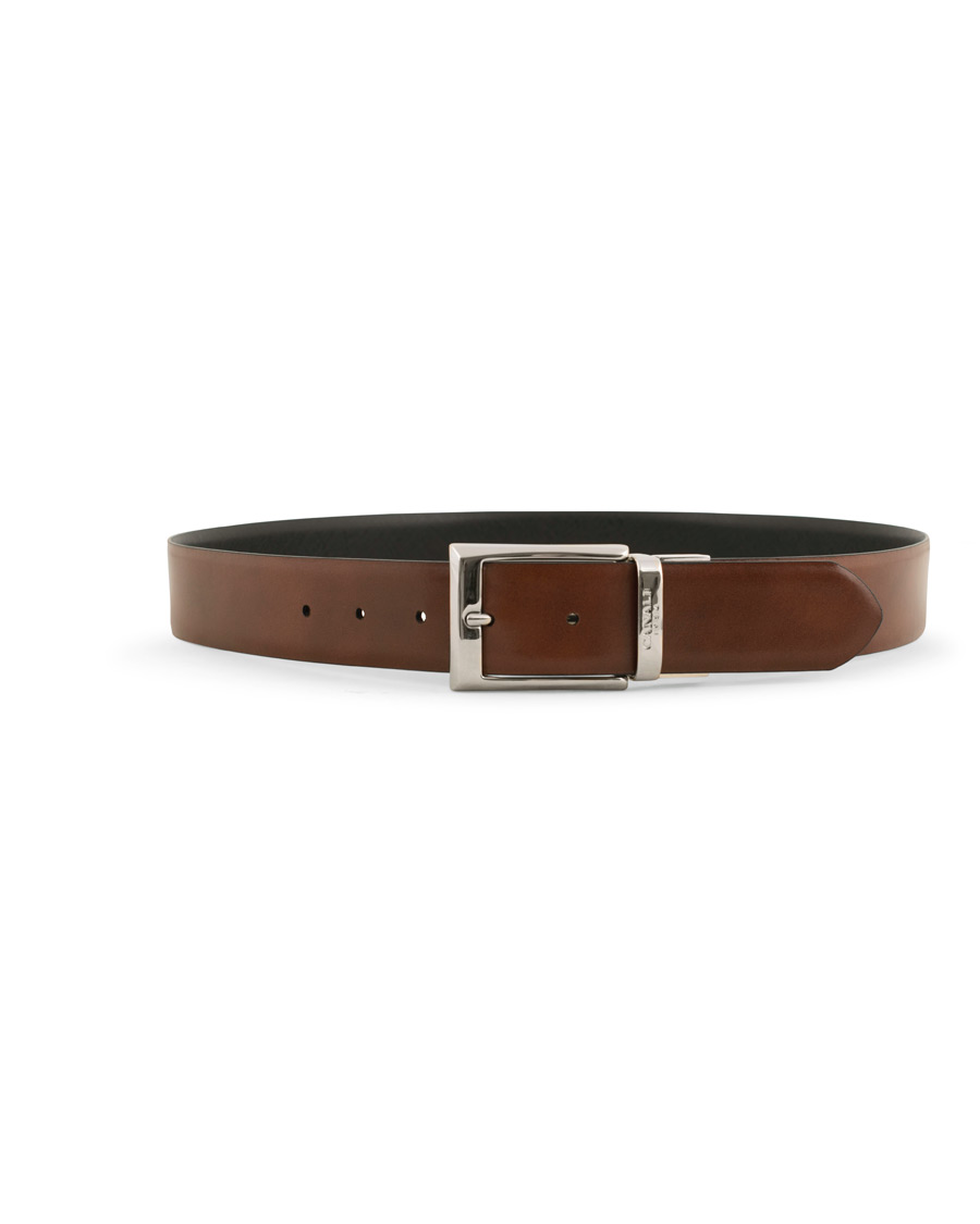 Herre | Canali Reversible Belt Cognac/Black | Canali | Reversible Belt Cognac/Black