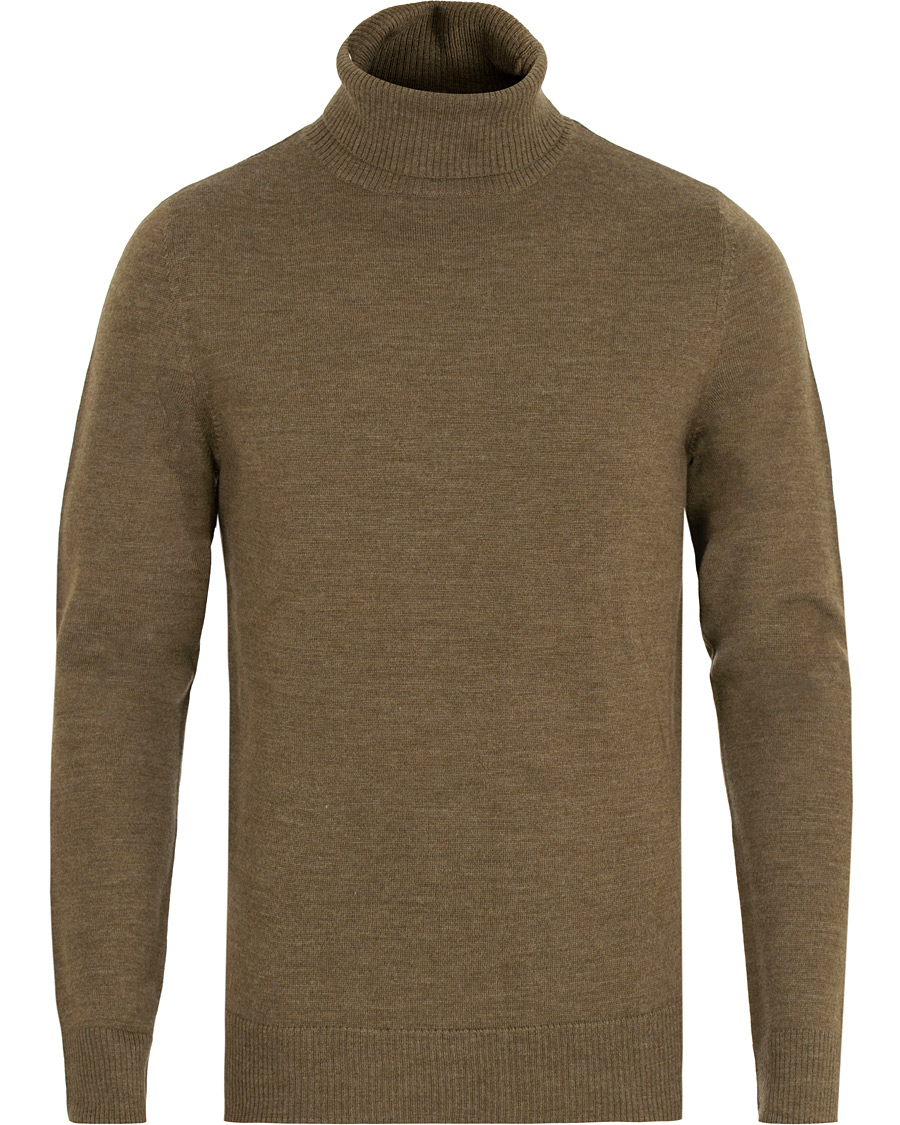 Herre | Trøjer | A.P.C. | Marcelino Rollneck Khaki Chine