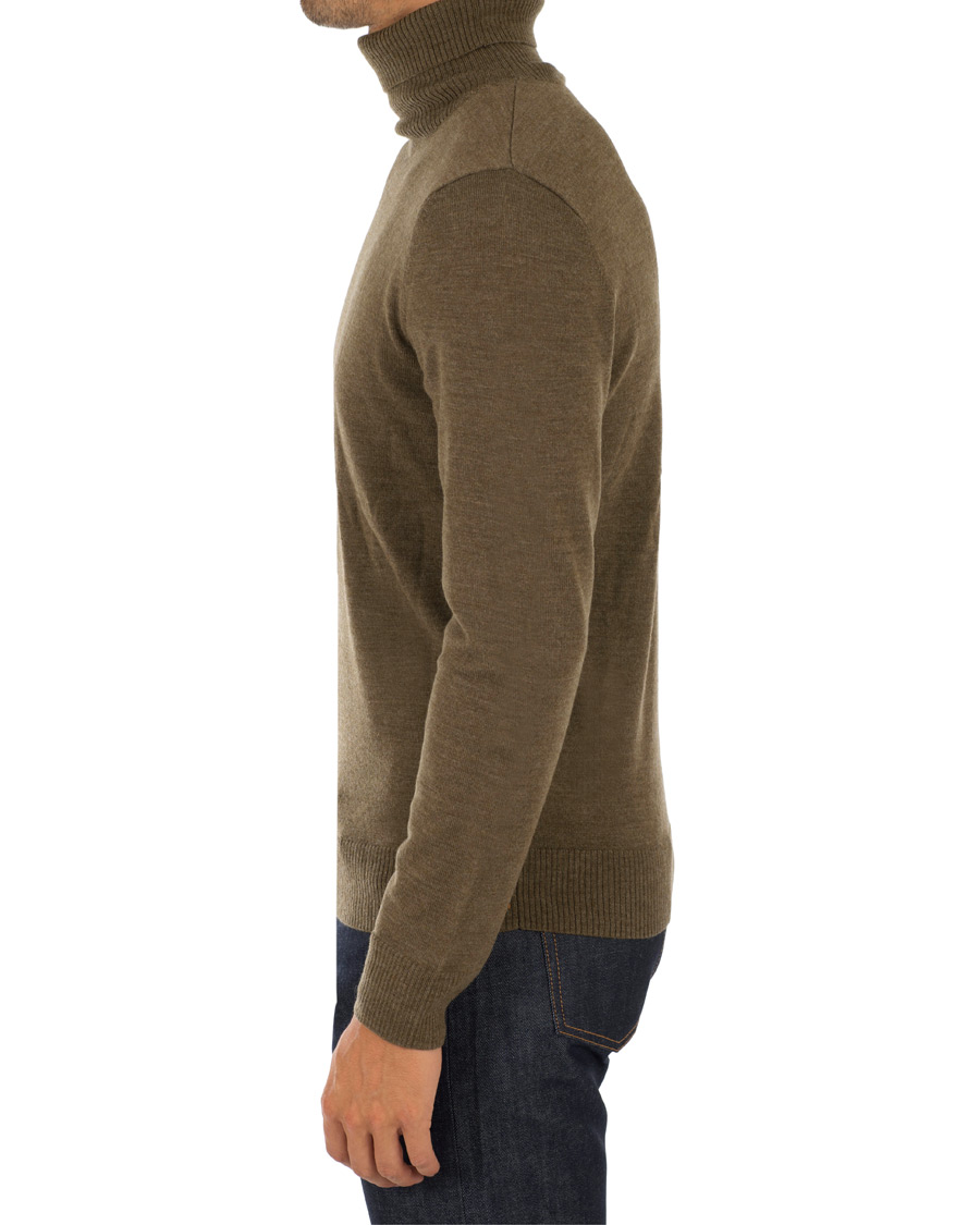Herre | Trøjer | A.P.C. | Marcelino Rollneck Khaki Chine