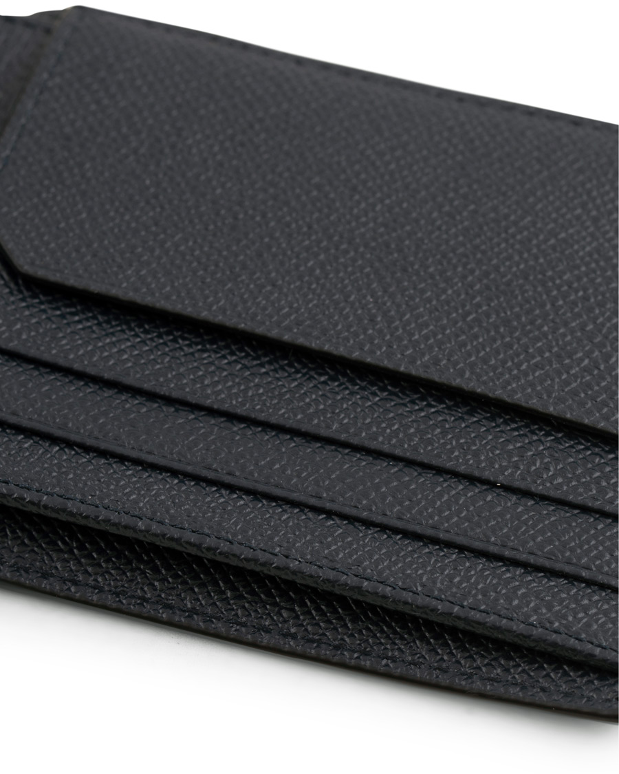 Herre | Bally Bevye Leather Detail Wallet Blue | Bally | Bevye Leather Detail Wallet Blue