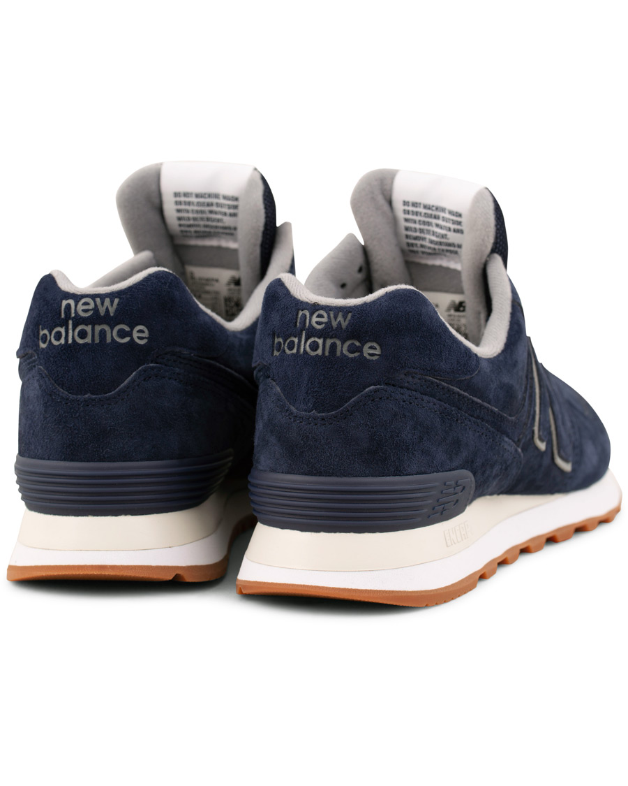 Herre | New Balance 574 Running Sneaker Navy Suede | New Balance | 574 Running Sneaker Navy Suede