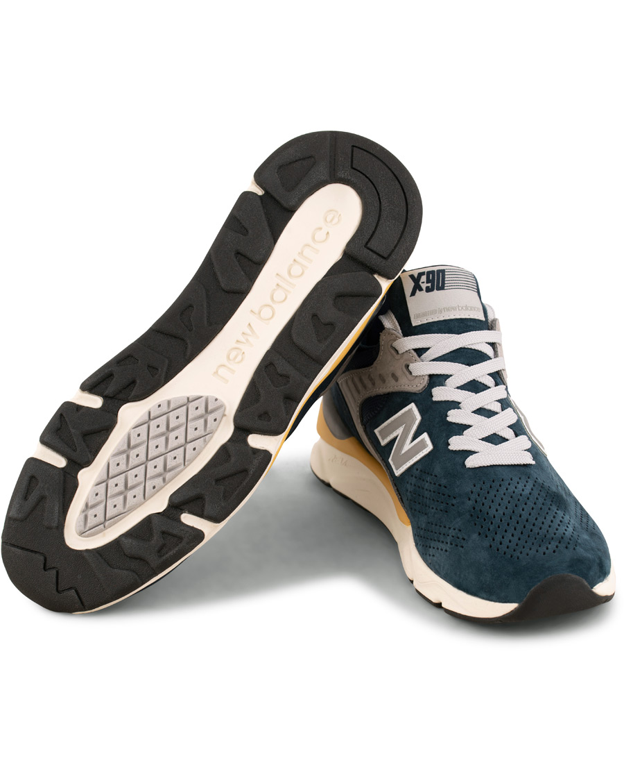 Herre | New Balance X90 Running Sneaker Navy Suede | New Balance | X90 Running Sneaker Navy Suede