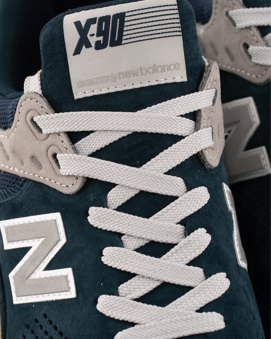 Herre | New Balance X90 Running Sneaker Navy Suede | New Balance | X90 Running Sneaker Navy Suede