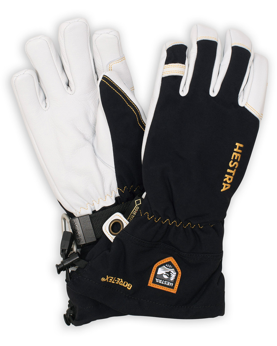 Herre | Hestra Army Leather GORE-TEX® Glove Black/White | Hestra | Army Leather GORE-TEX® Glove Black/White