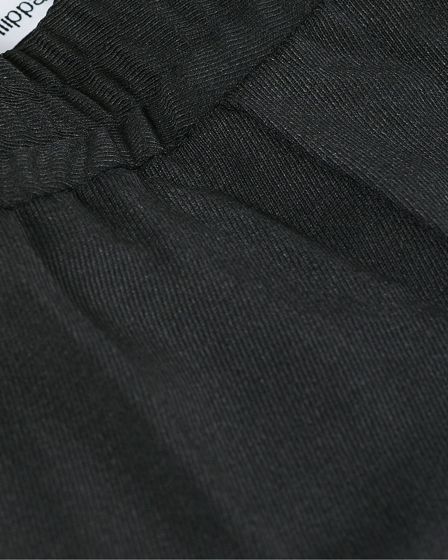 Herre | Bukser | Filippa K | Terry Gabardine Cropped Turn Up Trousers Antracite