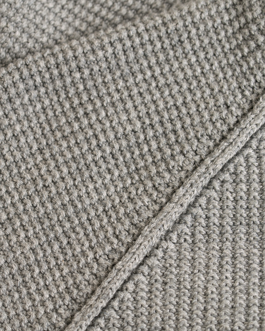 Herre | Trøjer | Filippa K | Cotton Texture R Neck Sweater Grey Melange