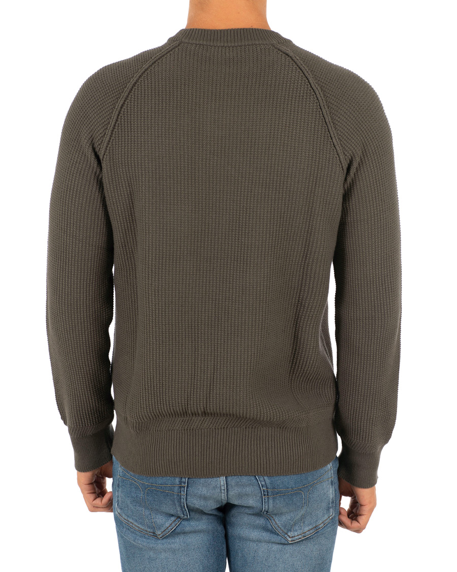 Herre | Trøjer | Filippa K | Cotton Texture R Neck Sweater Beluga