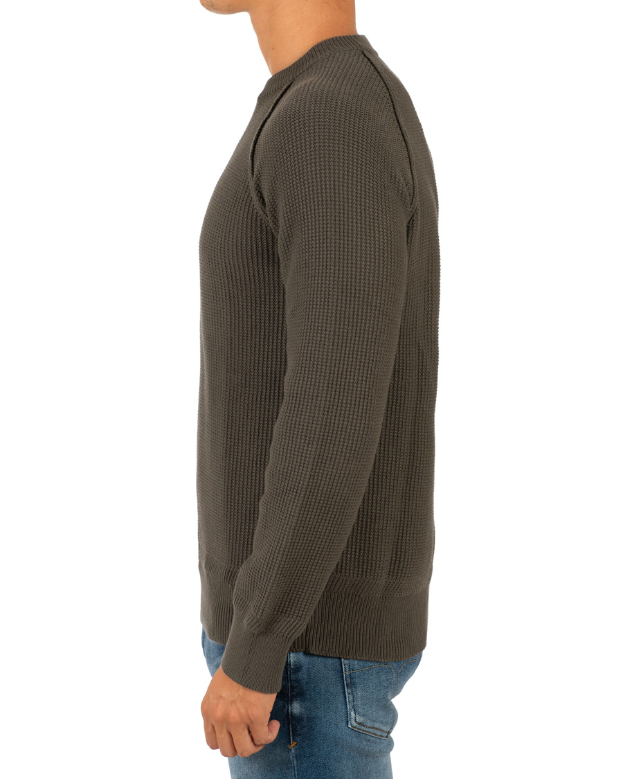 Herre | Trøjer | Filippa K | Cotton Texture R Neck Sweater Beluga