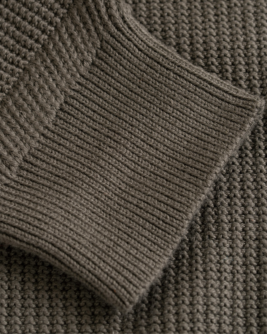 Herre | Trøjer | Filippa K | Cotton Texture R Neck Sweater Beluga