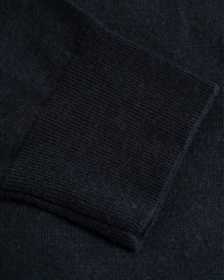 Herre | Trøjer | Filippa K | Wool/Silk Rollneck Dark Navy