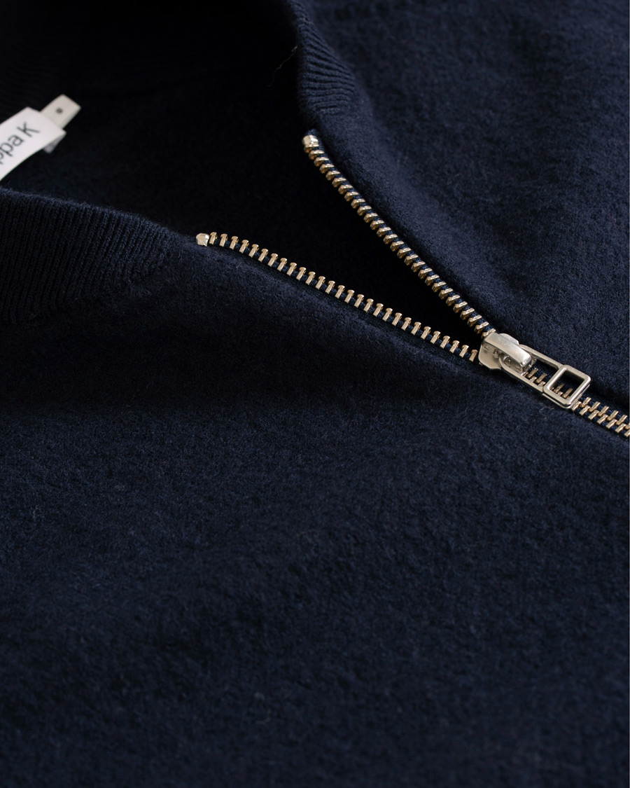 Herre | Trøjer | Filippa K | Boiled Wool Zip Jacket Hope