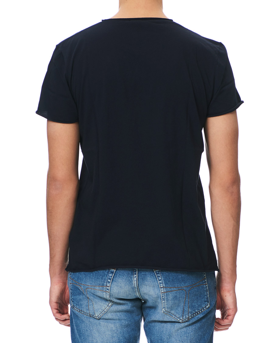 Herre | T-Shirts | Filippa K | Roll Neck Tee Navy